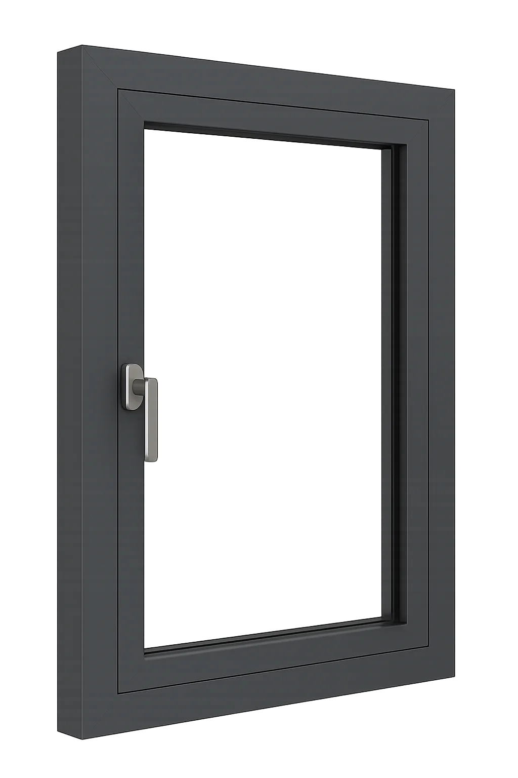 Fenêtre aluminium sur mesure RAL 7016