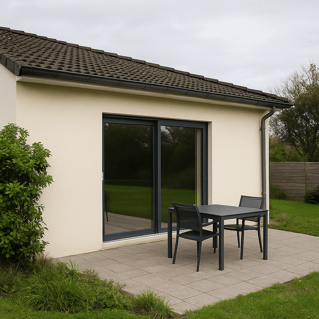 Après rénovation avec fenêtre aluminium